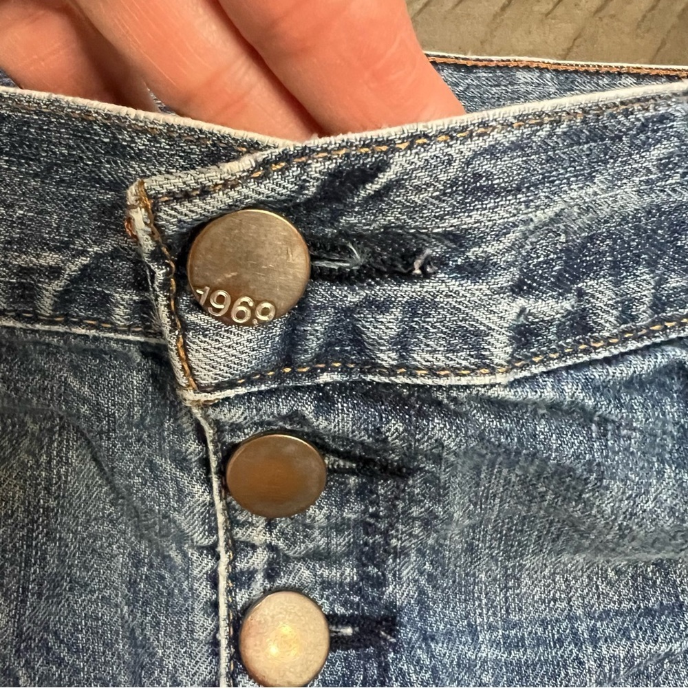 GAP button fly women’s size 16 mini skirt. - Picture 3 of 9